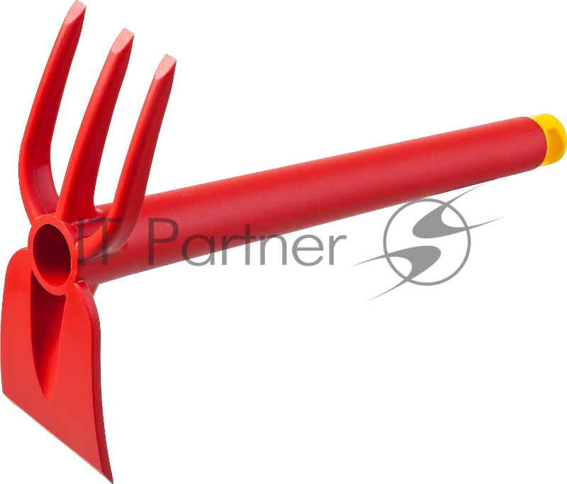 Мотыга-рыхлитель нейлоновая, GRINDA 421315, трапеция+3 зуба, ширина рабочей части 75мм