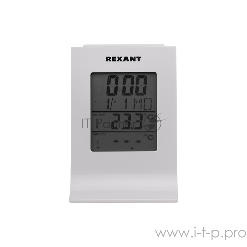 Метеостанция REXANT 70-0595 {с беспроводным выносным датчиком}