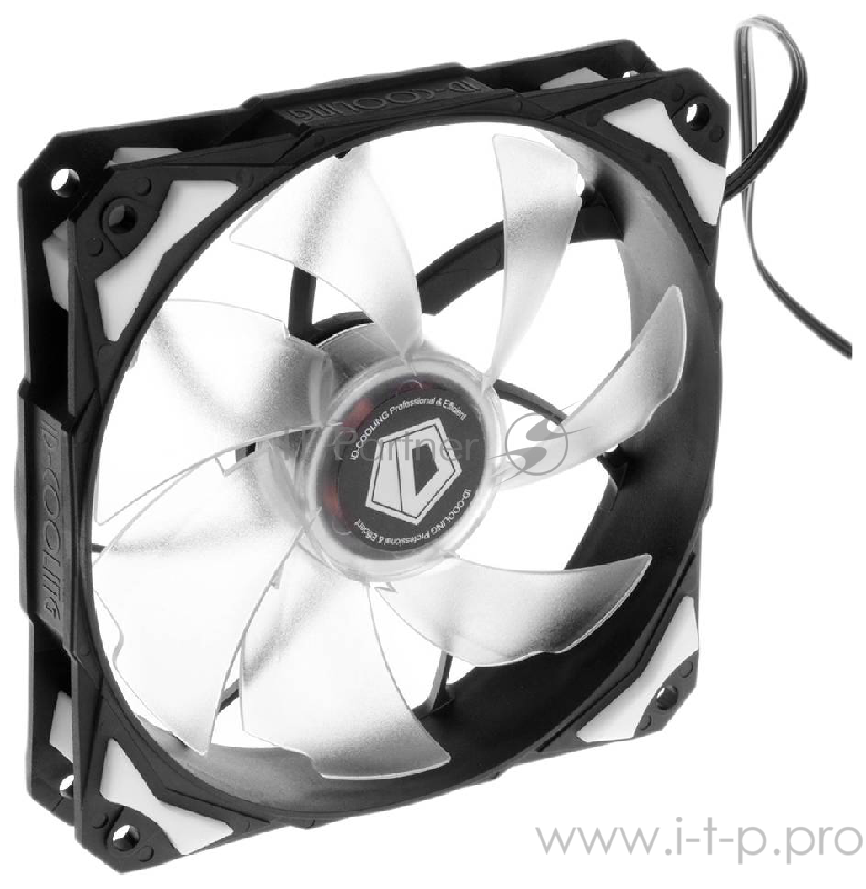 вентилятор Case Fan ID-Cooling PL-12025-W White LED/PWM