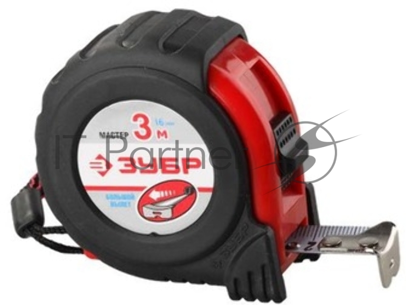 Рулетка ЗУБР МАСТЕР 7,5м / 25мм с ударостойким обрезиненным корпусом
