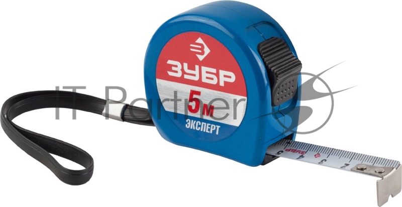 Ударопрочная профессиональная рулетка ЗУБР ЭКСПЕРТ Alu+ 5м / 19мм в металлическом корпусе