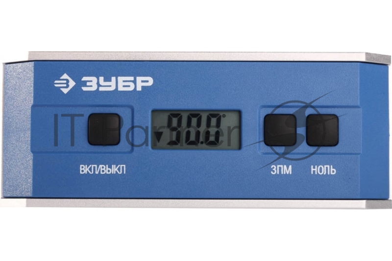 МИНИ уровень-уклономер электронный ЗУБР Профессионал 34745_z01, IP65, Магнитный, Диапазон 0-90°, Точность ±0,05°, 3 кнопки, HOLD, Подсветка, Автоповорот