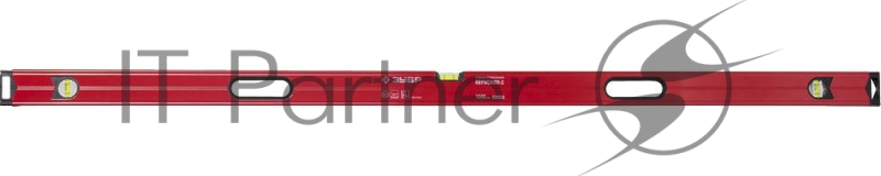 Уровень ЗУБР ЭКСПЕРТ УСП - 2 коробчатый усилен, 2 фрезерован баз поверхности, 3 ампулы, крашенный, с ручками, 150см