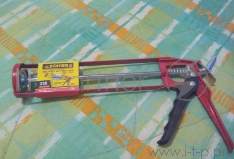 Пистолет для герметика STAYER 0666 310мл master скелетный усиленный