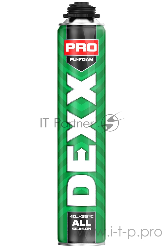 Пена монтажная DEXX PRO, пистолетная, всесезонная, 750мл