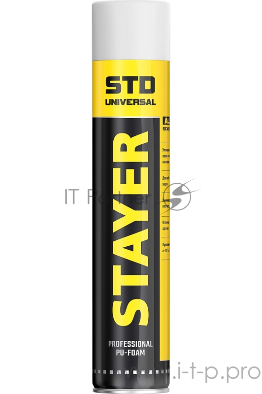 Пена монтажная STAYER STD 41133, адаптерная, всесезонная, 750мл