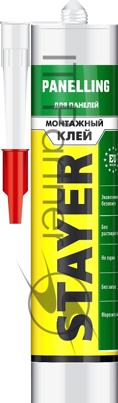 Клей монтажный STAYER Professional, для молдингов и панелей, 280мл