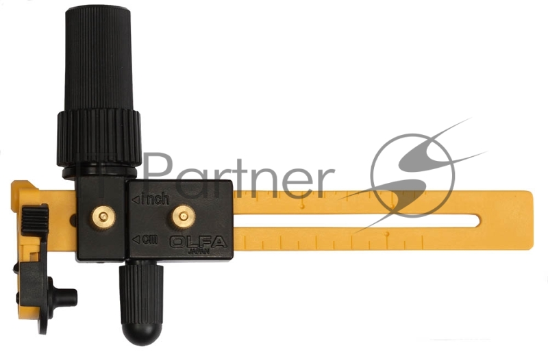Нож OLFA OL-CMP-3 циркульный трещоточный с круглым лезвием 18х0,3мм, диаметр реза 40-220мм
