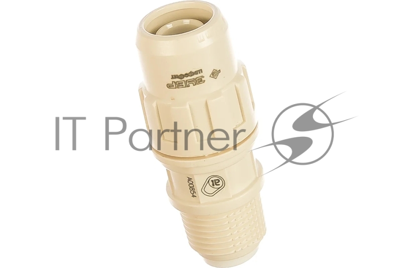 Муфта ЗУБР ШиреФит соединительная, штуцер с гайкой - внешняя резьба, 16мм-1/2