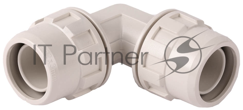 Соединитель ЗУБР ШиреФит угловой 90° штуцер с гайкой - штуцер с гайкой, 20мм