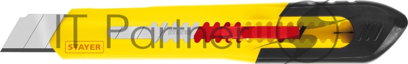 Нож из АБС пластика STAYER QUICK-18, сегмент. лезвия 18 мм