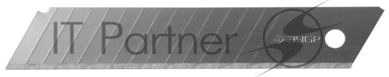 Лезвие ЗУБР ПРОФЕССИОНАЛ сегментированное, улучшенная инструментальная сталь У8А, 15 сегментов, в боксе, 18мм, 10шт