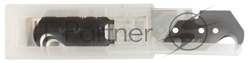 Лезвия ЗУБР ПРОФЕССИОНАЛ крюковидные, улучшенная инструментальная сталь У8А, Тип S24, 3шт