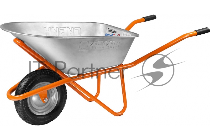 Тачка СИБИН СТ-12 строительная одноколесная, 180 кг