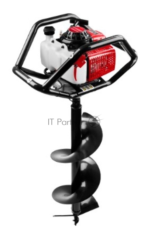 Мотобур ЗУБР МБ2-300 Н со шнеком, d=60-300 мм, 71 см3, 2 оператора