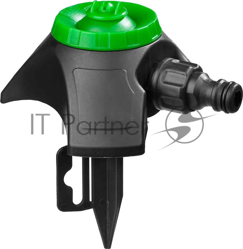 Полив POCTOK PC-K1, 28 м2 , круговой, на пике, распылитель стационарный, пластиковый