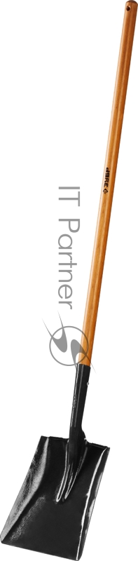 Лопата Профи-10 совковая, деревянный черенок, ЗУБР Профессионал