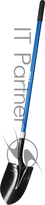 Лопата СТАРАТЕЛЬ штыковая для земляных работ, фиберглассовый черенок, ЗУБР Профессионал