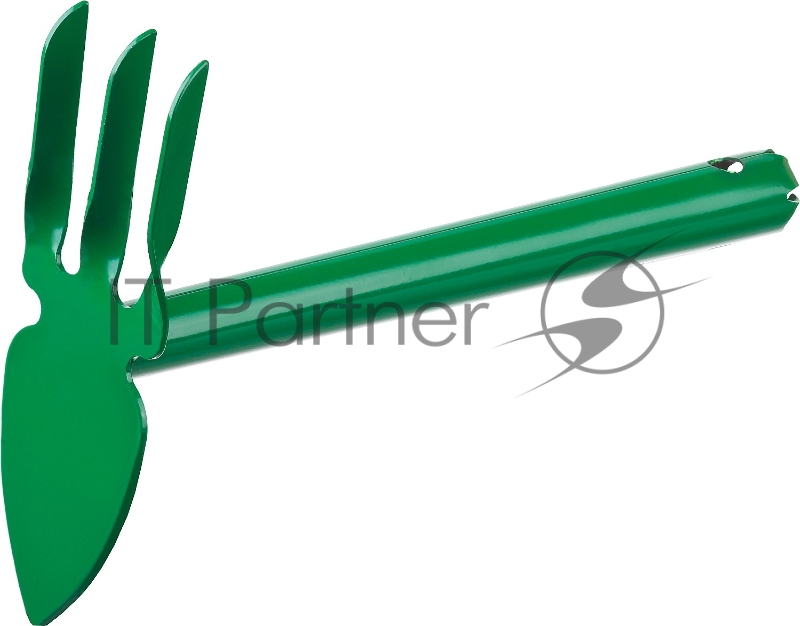 Мотыга-рыхлитель, РОСТОК 421423, с металлической ручкой, лепесток+3 зуба прямая, ширина рабочей части - 60мм
