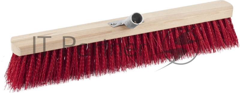 Щетка GRINDA EURO уличная без ручки, буковая колодка, жесткая щетина, с металлическим держателем для черенка, 50см
