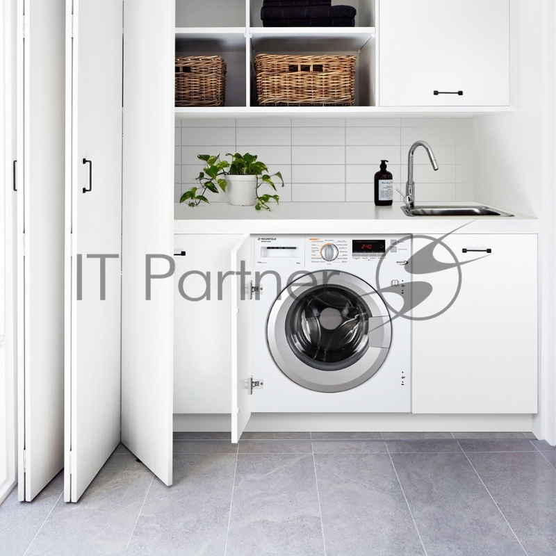 Встраиваемая стиральная машина с сушкой и инвертором MAUNFELD MBWM1486S