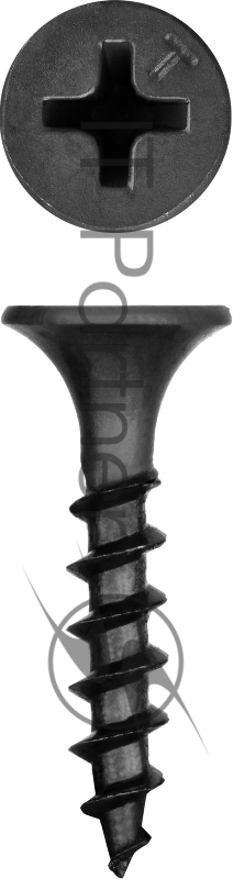 Саморезы СГД гипсокартон-дерево, 25 х 3.5 мм, 9 000 шт, фосфатированные, KRAFTOOL