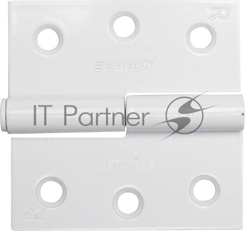 Петля дверная STAYER MASTER разъемная, цвет белый, правая, 75мм