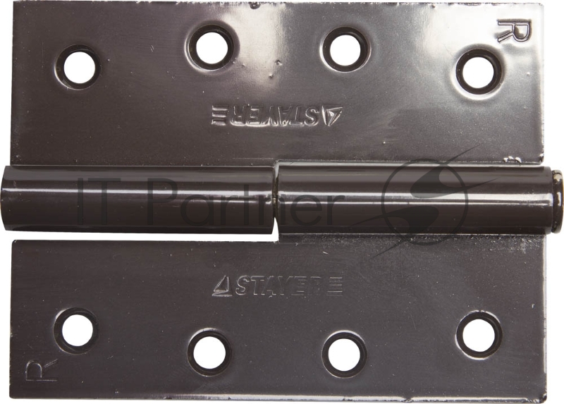 Петля дверная STAYER MASTER разъемная, цвет коричневый, правая, 100мм