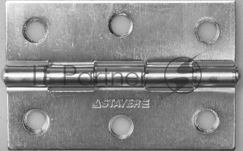 Петля дверная STAYER MASTER универсальная, цвет белый цинк, 75мм