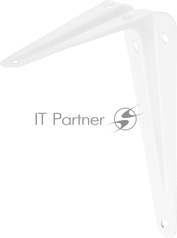 Уголок-кронштейн STAYER MASTER, 125х100мм, белый