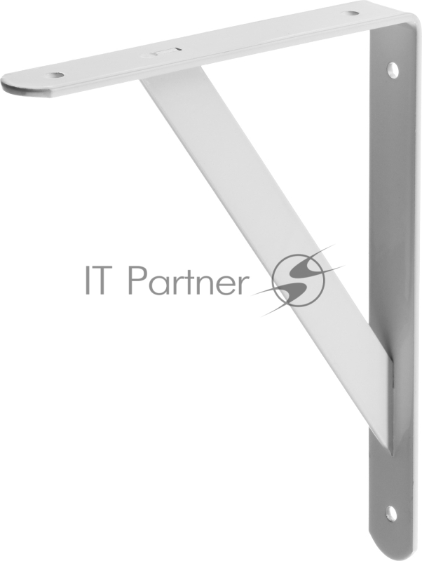 Уголок-кронштейн STAYER MASTER, усиленный, 250х200х30х4мм, белый