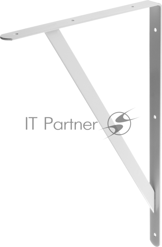 Уголок-кронштейн STAYER MASTER, усиленный, 500х330х30х4мм, белый