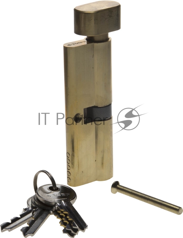 Механизм ЗУБР МАСТЕР цилиндровый, тип ключ-защелка, цвет латунь, 5-PIN, 90мм