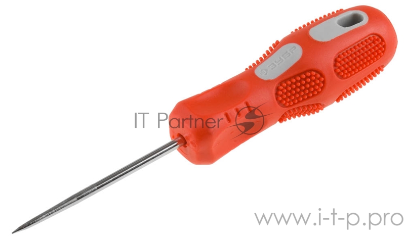 Шило ЗУБР МАСТЕР хозяйственное, двухкомпонентная рукоятка, 75 мм