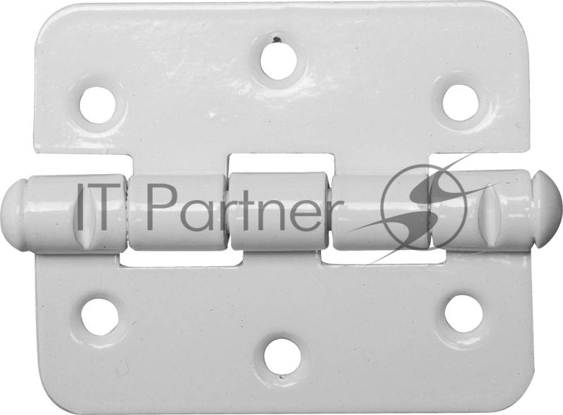 Петля накладная стальная ПН-60, цвет белый, универсальная, 60мм