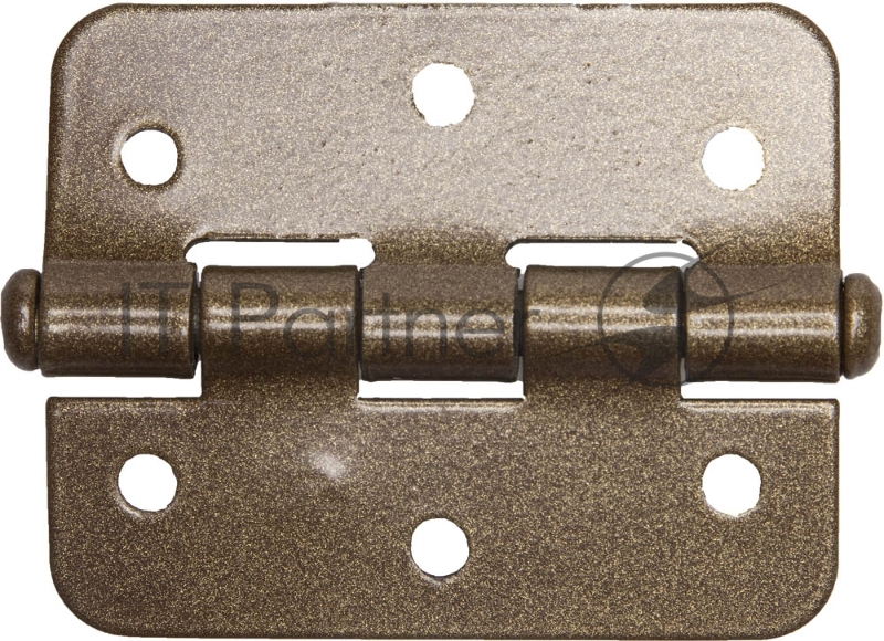 Петля накладная стальная ПН-60, цвет бронзовый металлик, универсальная, 60мм