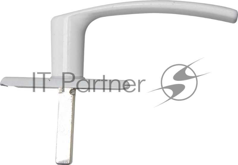 Ручка оконная поворотная РО1, покрытие полимерное цвет белый