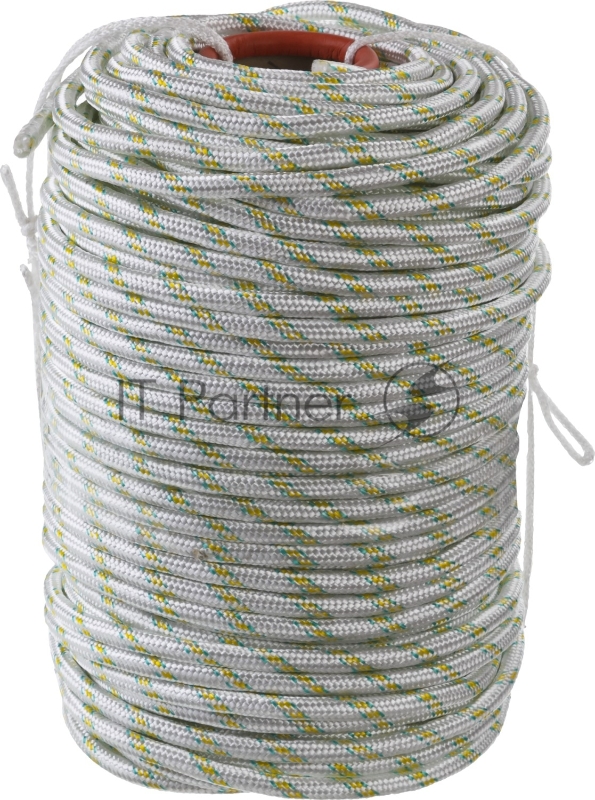 Фал плетёный капроновый СИБИН 24-прядный с капроновым сердечником, диаметр 12 мм, бухта 100 м, 2200 кгс