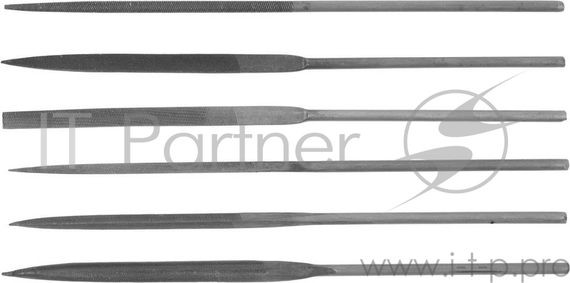 Набор DEXX 1604-H6: Надфили, улучшенная инструментальная сталь У10, 6шт