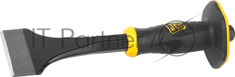 Зубило-конопатка JCB JCL016, двухкомпонентная рукоятка с протектором, CrV cталь, 275х75мм