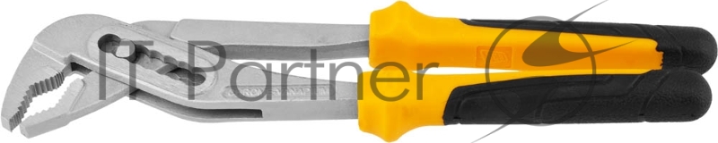 Клещи переставные JCB JPL015, хромированное покрытие, двухкомпонентная рукоятка, CrV cталь, 250мм