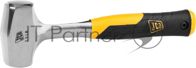 Кувалда JCB JHM007 цельнокованая, двухкомпонентная виброгасящая рукоятка, 1130г