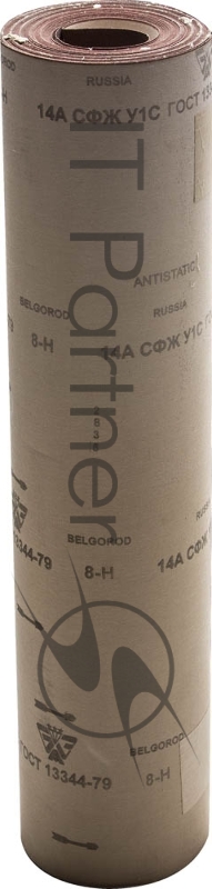 Рулон шлифовальный 14А 8-H (P150), 800 мм , на тканевой основе, водостойкий, 30 м, БАЗ