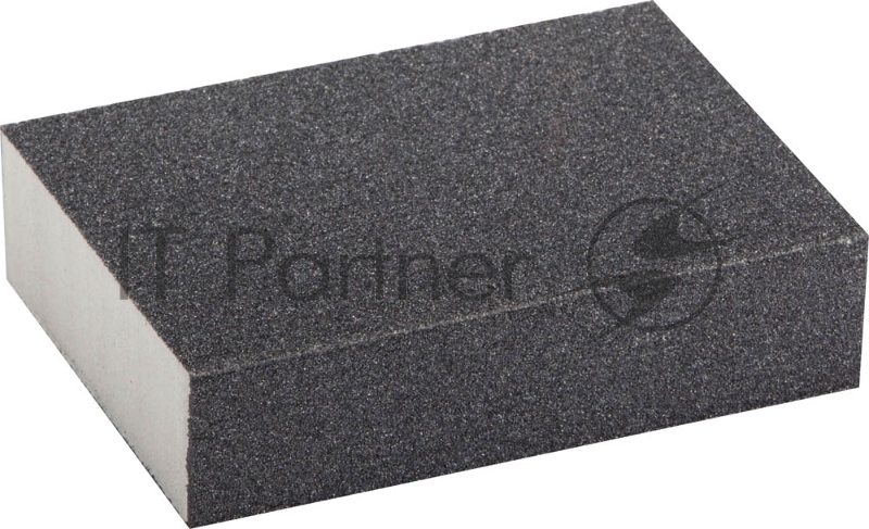 Губка шлифовальная ЗУБР ЭКСПЕРТ четырехсторонняя, SiC, средняя жесткость, Р120, 100х68х26 мм