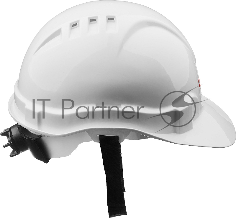 Каска защитная ЗУБР ЭКСПЕРТ храповый механизм регулировки размера, белая