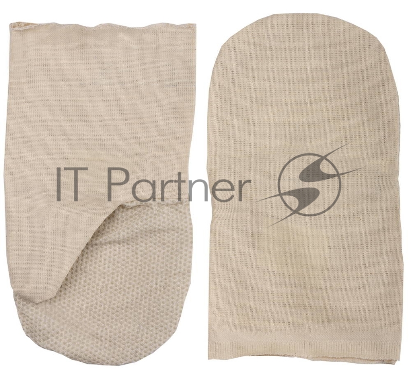 Рукавицы хлопчатобумажные, двунитка с защитой от скольжения ПВХ, XL