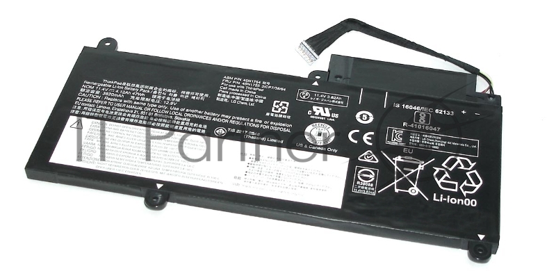 Аккумулятор для Lenovo ThinkPad Edge E450, E455, (45N1754), 47Wh, 11.4V, Lenovo, 11.4V