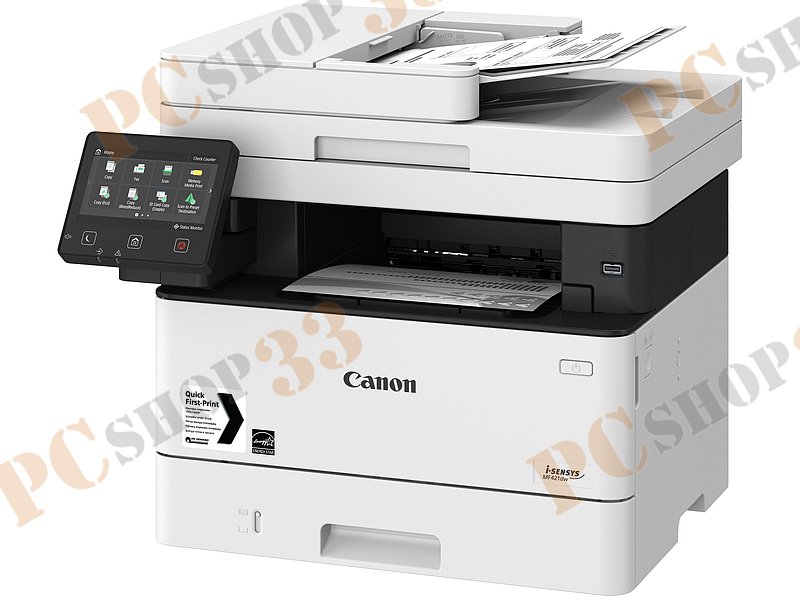 МФУ Canon i-SENSYS MF421dw A4, лазерный, принтер + сканер + копир, ЖК 5.0, бело-черный (USB2.0, LAN, WiFi)