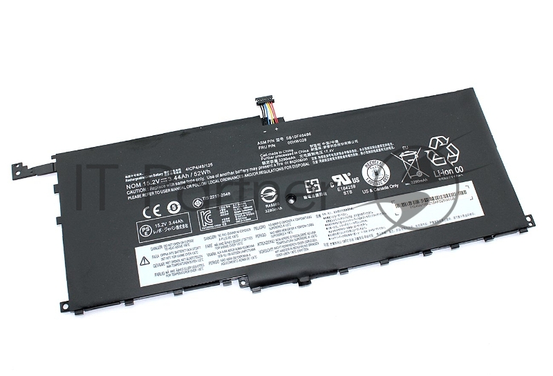 Аккумулятор для Lenovo ThinkPad X1 Yoga, Carbon Gen 4, (00HW028), 52Wh, 15.2V, Lenovo, 15.2V