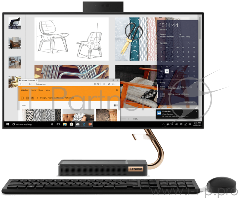 Моноблок Lenovo IdeaCentre A540-24ICB 23.8 FHD(1920x1080) IPS/Intel Core i3-9100T 3.10GHz Quad/4GB/512GB SSD/Intel UHD Graphics 630/Intel B360/noDVD/WiFi/BT4.0/CR/KB+MO